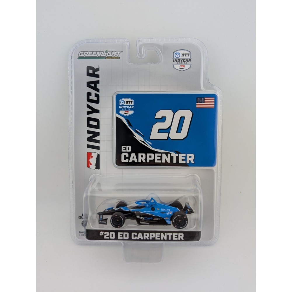 Greenlight Diecast Ed Carpenter Dallara Indycar #20 Guy Care NTT 1/64 F1 Car